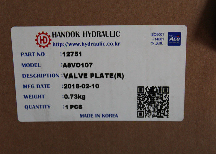 A8V0107 E225 E320BU Excavator Hydraulic Pump Parts Strong Valve Plate