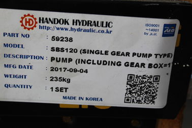 Bagger-Hydraulikpumpe-Stahlmaterial Handok-Marken-SBS120 für E323C E323D