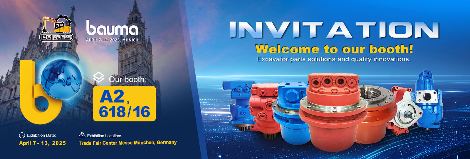 Hydraulikpumpeteile des Baggers