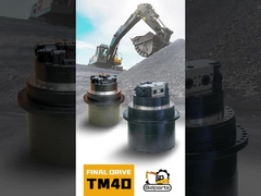 TM40 Bagger Endantrieb Lieferung