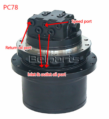Belparts Reisemotor Assy TM09 GM09 Bagger Endantrieb PC78US-6 PC78 21W-60-2213