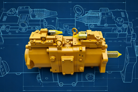K7V180DTP1Y7R-1E05 336GC 345GC E336GC E345GC Hydraulische Hauptpumpe 17T Front Spline 13T Hinterwelle Amerikanischer Standard für Baggerkolbenpumpenbaugruppe