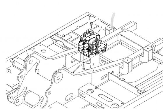 EC210B UX28-86 14512144 Bagger-Hauptventil Hydraulisches Steuerventil für hydraulische Ersatzteile