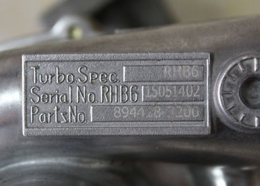 RHB6 Turbo EX120-1 Turbolader 8944183200 der Bagger-Ersatzteil-894418-3200 für Isuzu